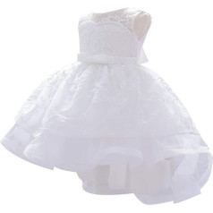 MYRISAM Baby Girl Floral Embroidery Lace Dress 1st Birthday Christening Party Wedding Pageant Christening Tutu