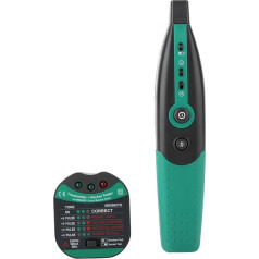 MASTECH MS5902 drošinātāju meklētājs automātiskajam automātiskajam slēdžiem ASV/ES kontaktligzdas testeris Circuit Breaker Tracer Finder Circuit Tester Digitālais slēdžu meklētājs (MS5902TD EU Plug)