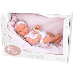 ARIAS lelle Reborn 38 cm INNA Pink C/Blanket