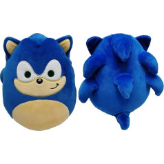 Squishmallows Kellytoy SEGA Sonic, Knuckles, Tails, Shadow plīša rotaļlieta (20 cm Sonic The Hedgehog) SQK2821