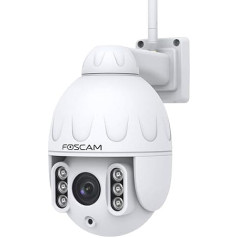 Foscam SD2 2MP 1080P 4X tālummaiņa PTZ divjoslu Wi-Fi vadu IP kamera