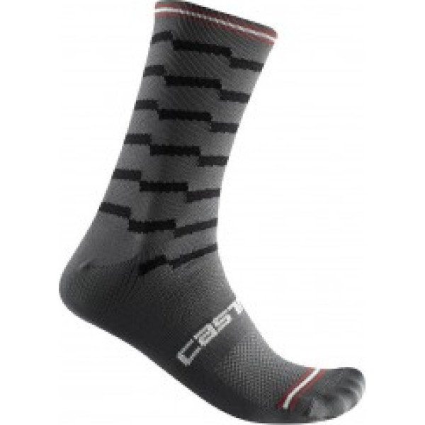 Velo zeķes UNLIMITED 18 Sock S/M Dark Gray/Electric Lime