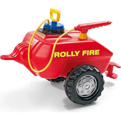 Rolly Toys rollyVacumax Fire (bērniem no 3 līdz 10 gadiem, mucas piekabe, sūknis ar šļirci, maksimālais uzpildījums, 15 litri, ugunsdzēsēju) 122967