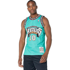 Mitchell & Ness NBA Vancouver Grizzlies Mike Bibby 1998 Swingman Road Jersey, Teal / A Touch Of Paradise (Paradīzes pēdas)