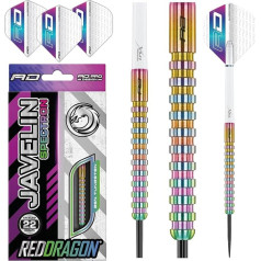 RED DRAGON Javelin Series Premium Tungsten Steeltip šautriņu komplekts ar lidojošo daļu un vārpstiņām