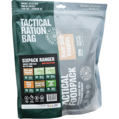 Tactical Foodpack, Ranger Vegan/Vegetarian Freeze-Dried Premium Meals, Natural Ingredients, Quick Preparation, Long Shelf Life