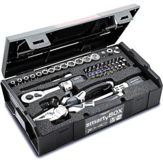 MATADOR Schraubwerkzeuge smartyBOX S1 61-Piece Set Black