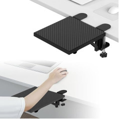 Ergonomic Desk Extension, Computer Armrest for Desk, 90° Foldable Wrist Support, Computer Table Extension for Table, Desk, Office, Home (20 x 24 cm / 7.87 x 9.45 inches)