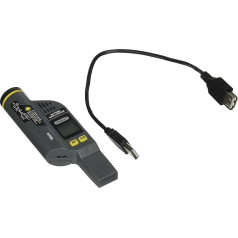 General Tools USB Feuchtigkeitsmesser un termometrs LCD Datenlogger ar IRT termometru (HT50)