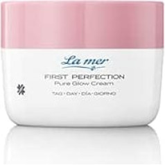 La mer First Perfection Pure Glow Cream Tag - Dienas krēms pret pirmajām novecošanās pazīmēm - Aizsargā pret oksidatīvo zilo gaismu - Sniedz matētu sejas toni - Spožam sejas tonim - 50 ml