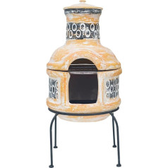 La Hacienda Dārza krāsns, Meksikāņu krāsns, Chiminea Patio krāsns, Dārza krāsns, Dārza krāsns