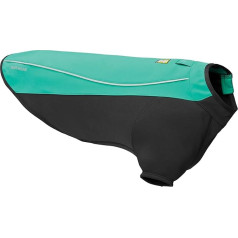 RUFFWEAR Cloud Chaser jaka, silta, laikapstākļiem izturīga suņu jaka ar piedurknēm, Aurora Teal, liela