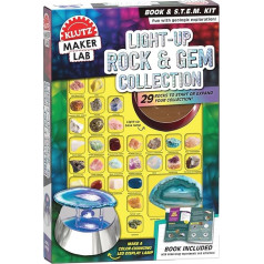 Klutz Light-Up Rock & Gem Collection: 29 akmeņi, lai sāktu vai paplašinātu savu kolekciju!