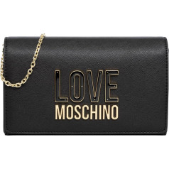 Love Moschino damen jelly logo Umhangetasche melns