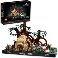 LEGO Star Wars Dagobah Džedaju apmācības diorāma 75330 konstruktors pieaugušajiem; kolekcionējams eksponēšanai (1000 gabaliņi)