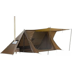 STOVEHUT 20D Ultralight Shelter with Two Door Bars and Two Tent Poles, Camping Thermal Tent Outdoor