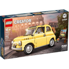 LEGO FIAT 500 10271 Teen Adult Model Car Set Toy Car Collectible Lieliska dāvinājuma ideja