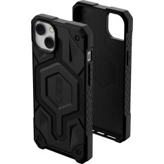 Защитный чехол Urban Armor Gear UAG Monarch Pro, совместимый с Apple iPhone 14 Plus [беспроводная зарядка/магнитная зарядка, 5-слойная защита] черный