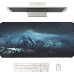 LaiEr Desk Mat Mouse Pad Ūdensizturīgs biroja galda paklājs darbvirsmas tastatūrai un pelei, galda paliktņa aizsargs birojam un mājai 43,5 x 91,5 x 0,2 cm, A