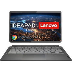 Lenovo IdeaPad Duet 5 Chromebook 33,8 cm (13,3 collas, 1920 x 1080, Full HD, OLED, Touch) planšetdators 2-in-1 (Qualcomm Snapdragon 7c Gen 2, 8 GB RAM, 128 GB eMMC, Wi-Fi, ChromeOS), tumši pelēks, ieskaitot ActivePen.