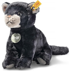 Steiff 067938 Teddies for Tomorrow Taky Baby Panther 19 cm melns sēdošs