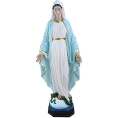 Nevainojamā sveķu Madonna statujas augstums 60cm ar rokām apgleznots