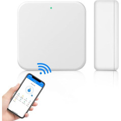 Ruveno Wifi vārtejas bezatslēgas ieeja ar tālvadības pulti Viedā Bluetooth durvju slēdzene WiFi Bridge G2 Gateway G2 Smart Hub Darbojas ar TT Lock App Alexa