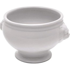 Genware Nev LH1/W LION HEAD SOUP BOWL, 11 cm, balts, 14 oz (6 gab. iepakojumā)