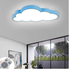 BFYLIN 48 W LED dimmable griestu gaisma Clouds griestu lampa Dzīvojamās istabas lampa Guļamistabas lampa Virtuves gaisma Enerģijas taupīšanas gaisma (Blue Clouds 48 W Dimmable)