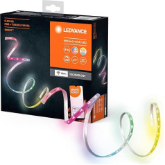 Ledvance Smart+ WiFi WiFi Outdoor Flex 5 m LED lente, balta, 14 W, 850 lm, silti balta vai auksti balta, regulējama, RGB gaisma, paredzēta lietošanai ārpus telpām, lietojumprogrammas vadība, ilgs kalpošanas laiks, vienkārša montāža, aizsardzīb