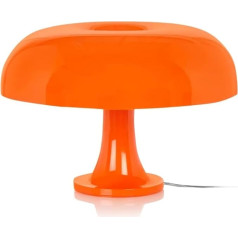 Ausolee sēņu lampa, oranžā sēņu lampa, galda lampa ar 3 regulējamām LED lampām, sēņu galda lampa mūsdienīgam apgaismojumam guļamistabā, forši retro dzīvojamās istabas dekori