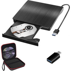 Aroxzin USB 3.0 išorinis CD/DVD įrenginys, nešiojamasis 