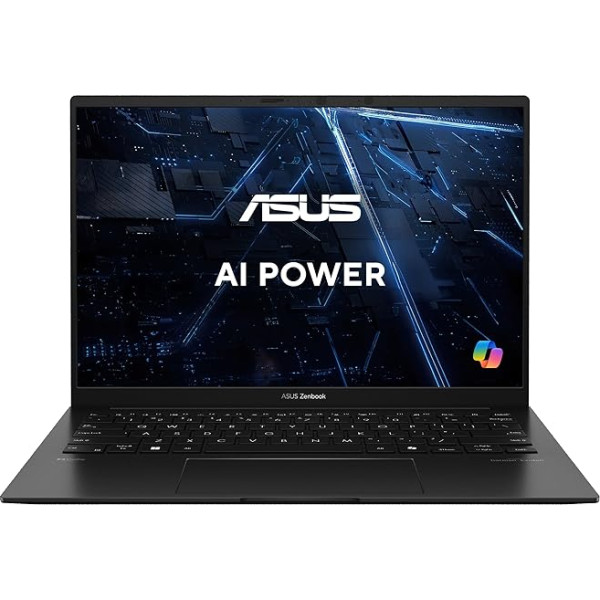 ASUS Zenbook 14 OLED klēpjdators | 14 collu FHD 0,2 ms OLED displejs | AMD Ryzen 7 8840HS AI | 16 GB RAM | 1 TB SSD | AMD Radeon | Windows 11 | QWERTZ tastatūra | Jade Black