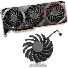 Dotodo 85 mm PLD09210B12HH 12V 0.40A Grafiskās kartes dzesēšanas ventilators MSI GeForce RTX 3070 3080 3090 VENTUS 3X Gaming Fan Replace the Cooler (Graphics Card Fan C)