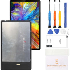 LCD ekrāns priekš Lenovo Tab P11 Plus TB-J616 Rezerves ekrāns priekš Lenovo Tab P11 5G TB-607 LCD displejs Skārienjūtīgais ekrāns Digitizer montāžas remonta detaļas ar instrumentiem (melns)