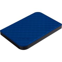 Verbatim 1TB BLUE - external hard drives (Wired, Blue, USB 3.0 (3.1 Gen 1) Type-A)