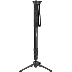 Jusino Aluminium-Monopod mit abnehmbarem Fuß/Tischstativ (10kg Belastbarkeit, Schnelldrehrehverschlüsse) VM-284