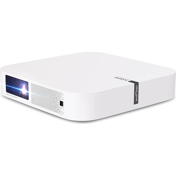 XGIMI Elfin Mini projektors Full HD, 1080p Android TV 10.0 mājas projektors, 600 ISO lūmenu, ar iebūvētiem Harman Kardon skaļruņiem, automātisko fokusu, WiFi Bluetooth, 3_5_mm_Audio