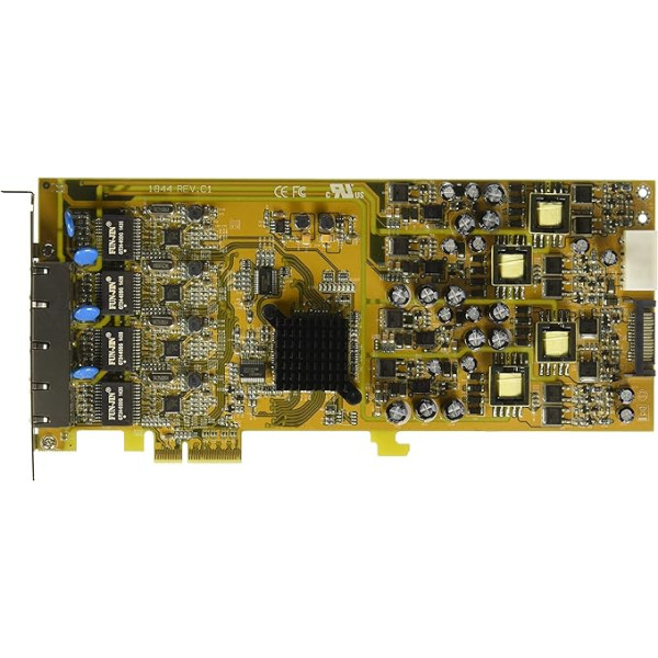 Startech 4 portu Gigabit Power Over Ethernet PCI-E tīkla karte