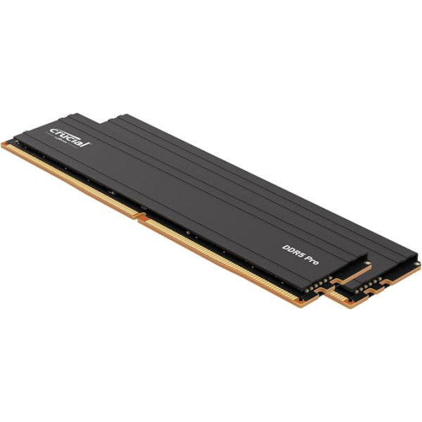 Crucial Pro RAM 48 GB Kit (2 x 24 GB) DDR5 6,000 MHz (или 5,600 MHz или 5,200 MHz или 4,800 MHz) Desktop Memory CP2K24G60C48U5