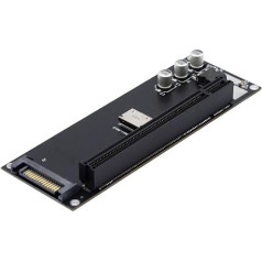 CY PCIe į SFF-8611 adapteris, Oculink SFF-8612 SFF-8611 į PCIe PCI-Express 16x 4X adapteris su SATA maitinimo prievadu pagrindinei vaizdo plokštei