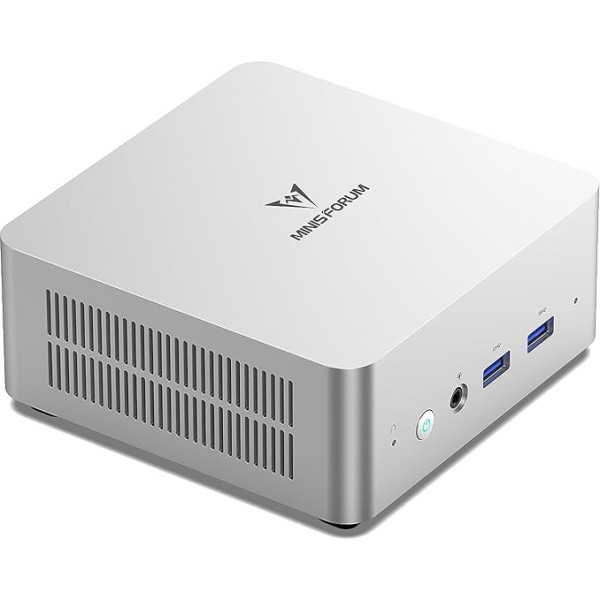 MINIS FORUM UN1265 Mini dators, Intel Core i7-12650H 10 kodolu 16 pavedienu procesors, 32 GB DDR4/1 TB SSD Mini galddators, HDMI/USB-C/DP ports, WiFi, BT, USB 3.2 x 2