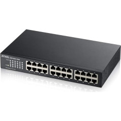 Zyxel GS1100-24E 24-port Gigabit Ethernet nepārvaldāms komutators bez ventilatora