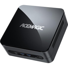 ACEMAGIC F1A Mini PC, Ιntel i9-12900H (14C/20T, bis zu 5.0GHz), 32GB DDR4 1TB PCIe4.0 NVME SSD, Mini Desktop PC with Xe Graphics 96EUs | WiFi6 | 4K UHD | Win11 | Type-C