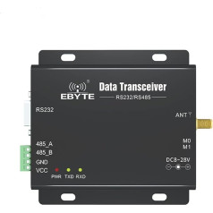 433 MHz 2.4 G Wireless Industrial Data Transceiver RS232 RS485 Full Duplex Modbus 27 dBm 2 km High Speed Low Power