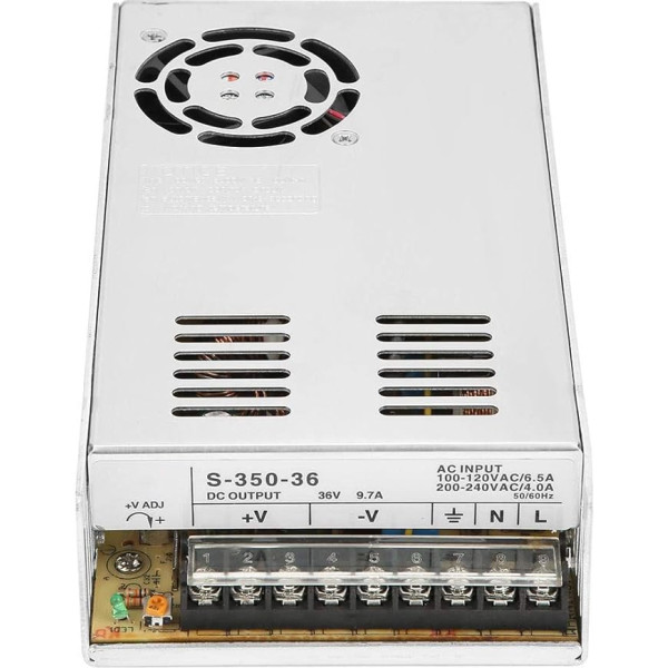 Vikye Power Supply, S-350-36 Switching Power Supply 36V 350W Safety Monitoring Industrial AC Power Supply 10A Output Voltage: 36V