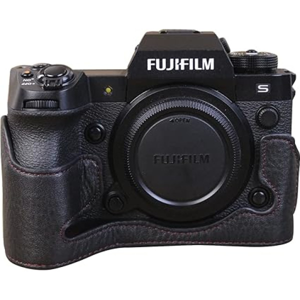 Чехол для Fuji XH2S/XH2, MUZIRI KINOKOO Защитный чехол, совместимый с цифровой камерой Fuji X-H2S/X-H2 - чехол с нижней частью корпуса, черный, чехол для камеры