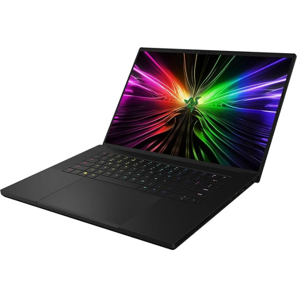 Razer Blade 16 Laptop Blade - 16 collu OLED QHD+ 240Hz displejs - I9 14900HX - 32GB DDR5 - NVIDIA Geforce RTX 4080 175W - 1TB - melns alumīnija korpuss - Azerty