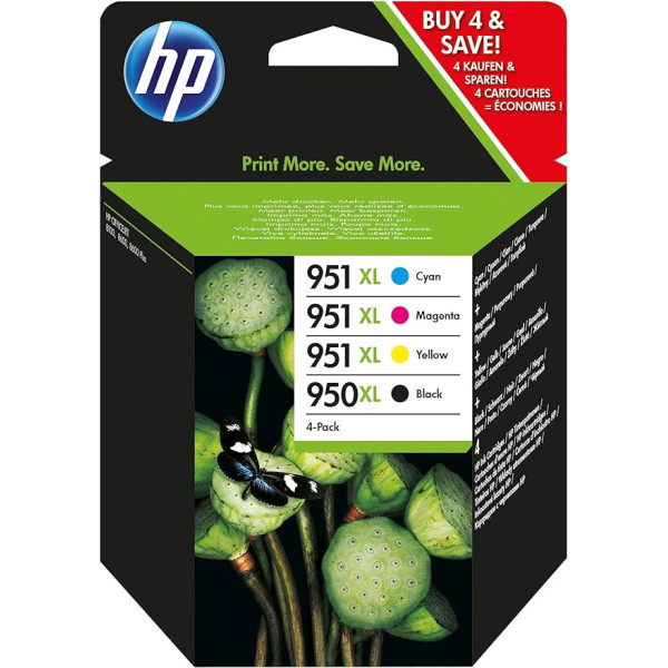 HP C2P43AE#301 - Tintes kasetne NO 950XL/951XL - B/C/M/Y Combo Pack blisteris