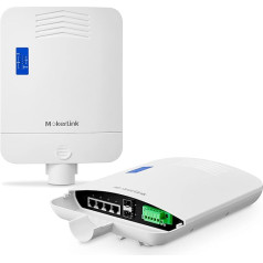 MokerLink āra 6 portu gigabitu PoE slēdzis, 4 gigabitu PoE, 2 gigabitu SFP, 65 W IEEE802.3af/at, IP65, izturīgs pret laikapstākļiem, Plug and Play tīkla slēdzis